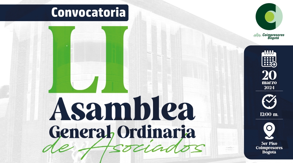 Convocatoria LI Asamblea General Ordinaria de Asociados